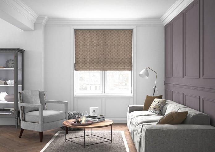 Morrison, Natural - Twist&Fit Roman Blind - Image 5